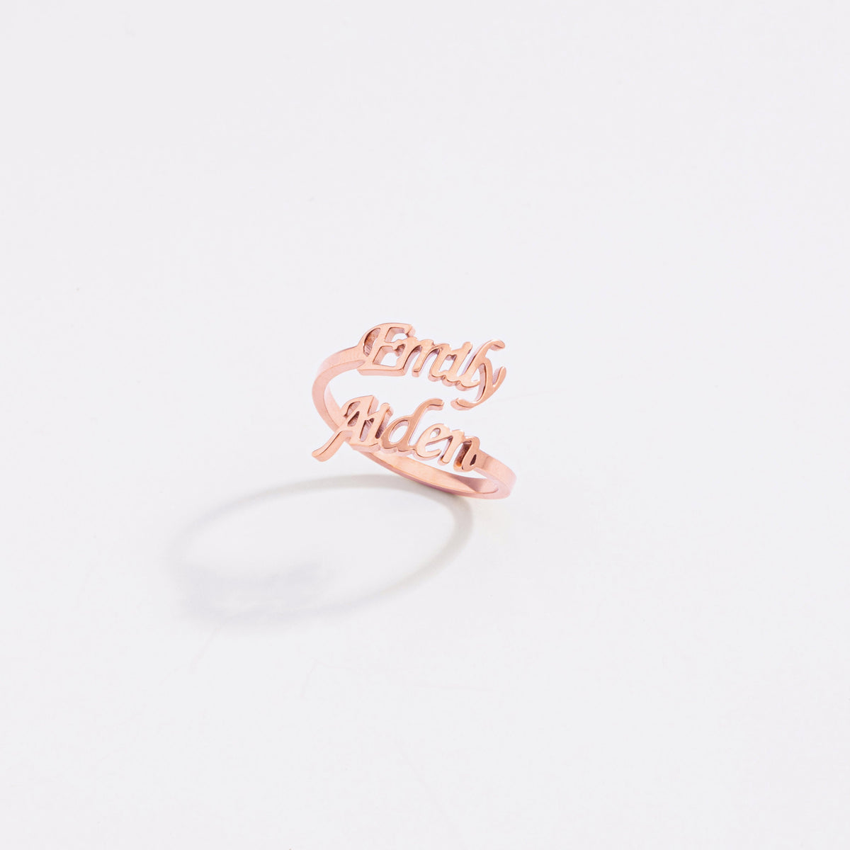 Customized Name Ring