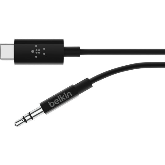 Belkin 3.5mm Audio Cable with USB-C Connector - F7U079bt03-BLK